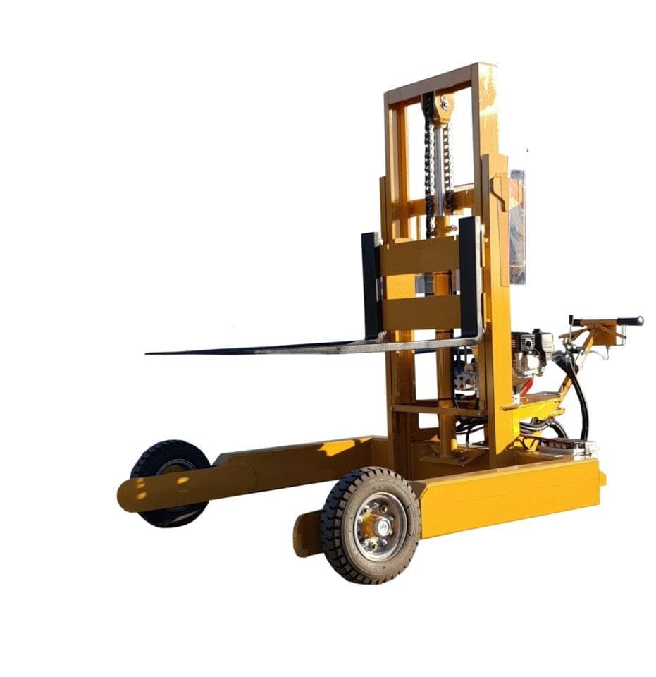 SOLLEVATORE MULTIFUNZIONE IDRO 2000 CON FORCHE PER TRASPORTO PALLET