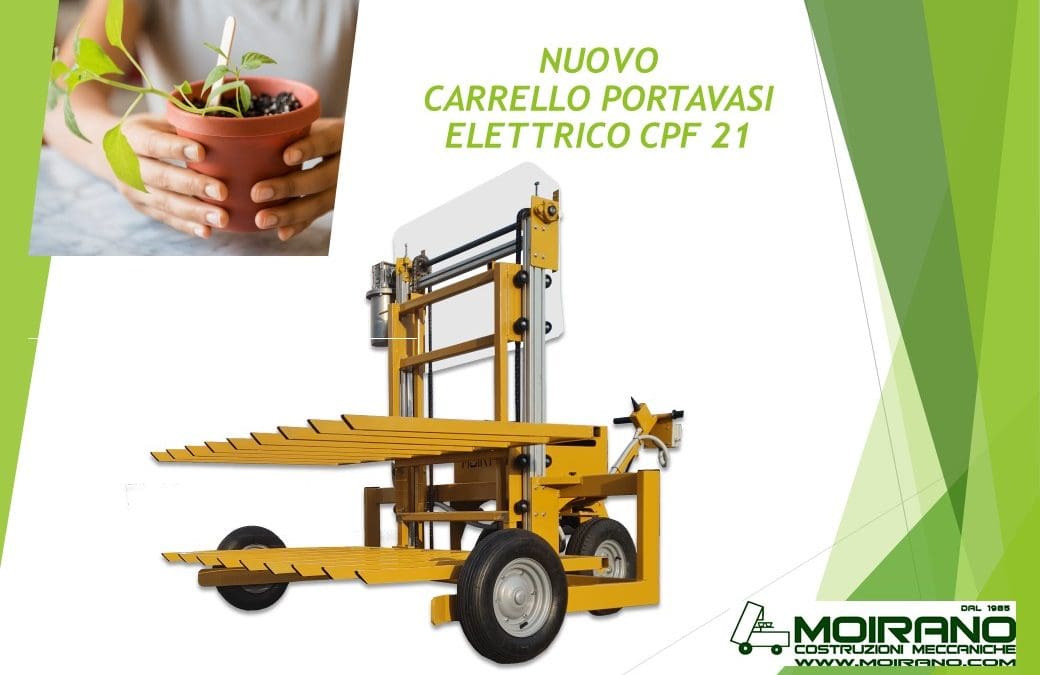 Carrello portavasi elettrico CPF 21